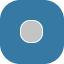 Abstract blue graphic shape used as a design element