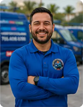 Headshot of Miguel a Rapid Response Restoration team member